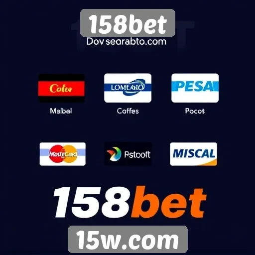Métodos de pagamento disponíveis no 158bet